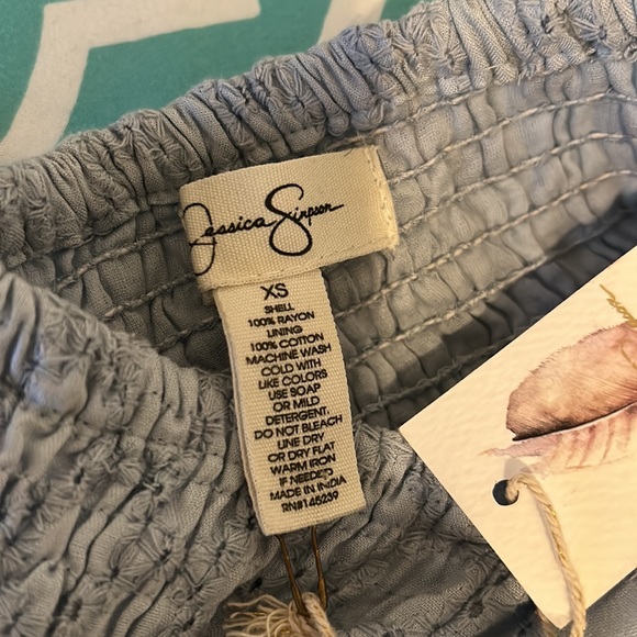 Blue Jessica Simpson halter top summer dress, xs - Picture 4 of 4